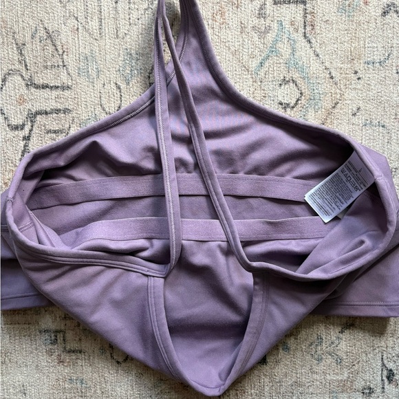 GAPfit lavender athletic top with built in bra. - Picture 2 of 3